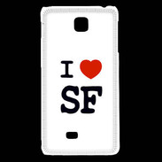 Coque LG F5 I love SF