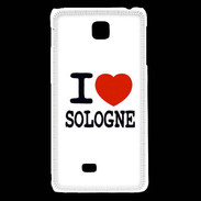 Coque LG F5 I love Sologne