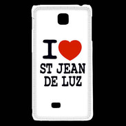 Coque LG F5 I love Saint Jean de Luz