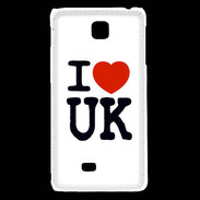 Coque LG F5 I love UK