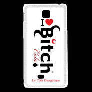 Coque LG F5 I love Bitch Cola