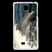 Coque LG F5 Coque Dauphin et vague