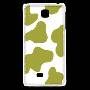 Coque LG F5 vache verte