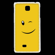 Coque LG F5 smiley 1