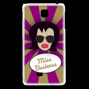 Coque LG F5 Miss business Brune