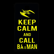 Coque LG F5 Keep Calm Call Batman Noir