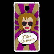 Coque LG F5 Miss business Rousse