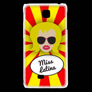 Coque LG F5 Miss Latina Blonde