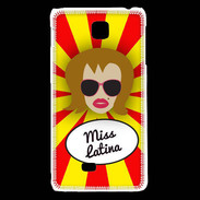Coque LG F5 Miss Latina Rousse