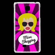 Coque LG F5 Miss Shopping Blonde