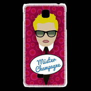 Coque LG F5 Mister Champagne Blond