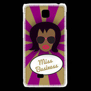 Coque LG F5 Miss business Black