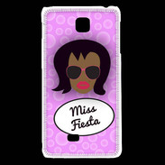 Coque LG F5 Miss Fiesta Black