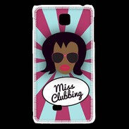 Coque LG F5 Miss Clubbing Black