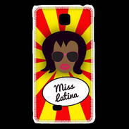 Coque LG F5 Miss Latina Black