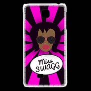 Coque LG F5 Miss Swag Black