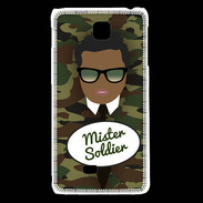 Coque LG F5 Mister Soldier Black
