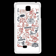 Coque LG F5 Adishatz All Over Rugby