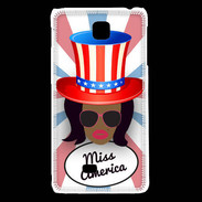 Coque LG F5 Miss USA Black