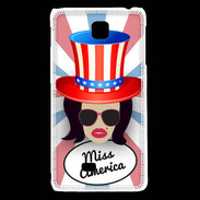 Coque LG F5 Miss USA Brune