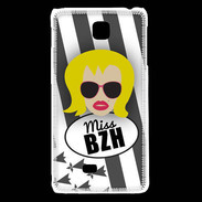 Coque LG F5 Miss Bretagne Blonde
