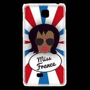 Coque LG F5 Miss France Black
