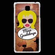 Coque LG F5 Miss Guadeloupe Blonde
