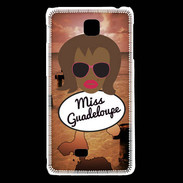 Coque LG F5 Miss Guadeloupe Black