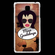 Coque LG F5 Miss Guadeloupe Brune