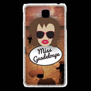 Coque LG F5 Miss Guadeloupe Chatain