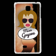 Coque LG F5 Miss Guyane Rousse