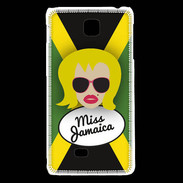 Coque LG F5 Miss Jamaica Blonde