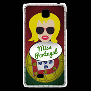 Coque LG F5 Miss Portugal Blonde