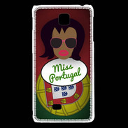 Coque LG F5 Miss Portugal Black