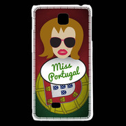 Coque LG F5 Miss Portugal Rousse