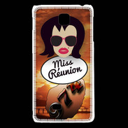 Coque LG F5 Miss Réunion Brune