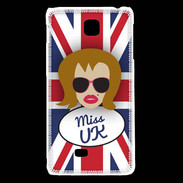Coque LG F5 Miss UK Rousse