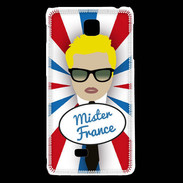Coque LG F5 Mister France Blond
