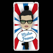Coque LG F5 Mister France Brun