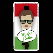 Coque LG F5 Mister Italie Chatain