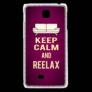 Coque LG F5 Keep Calm and Reelax Rose