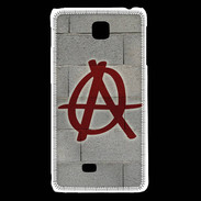 Coque LG F5 Anarchie Mur ZG