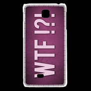 Coque LG F5 WTF Rose ZG