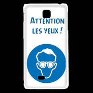 Coque LG F5 Attention les yeux PR