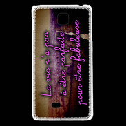 Coque LG F5 Vie Parfaite ZG
