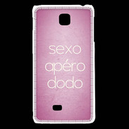 Coque LG F5 Sexo Apéro Dodo rose ZG