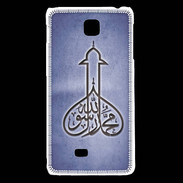 Coque LG F5 Islam E Bleu