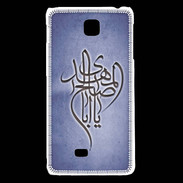 Coque LG F5 Islam B Bleu