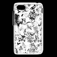 Coque Blackberry Q5 Design Fleur Tribal
