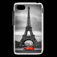 Coque Blackberry Q5 Vintage Tour Eiffel et 2 cv